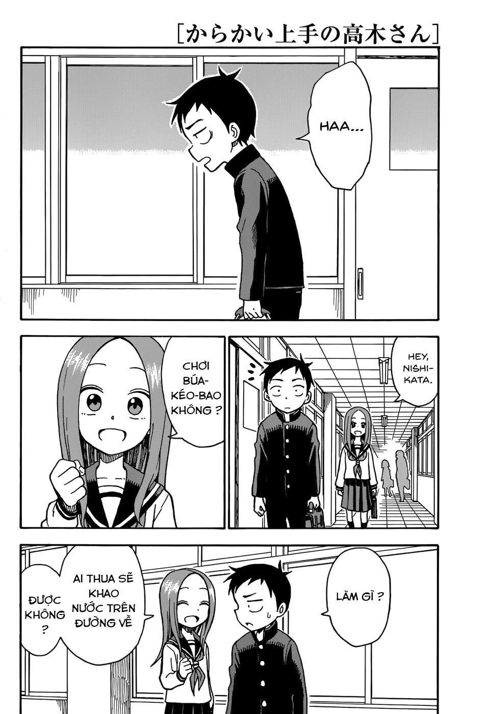 Karakai Jouzu No Takagi-San - Trang 1