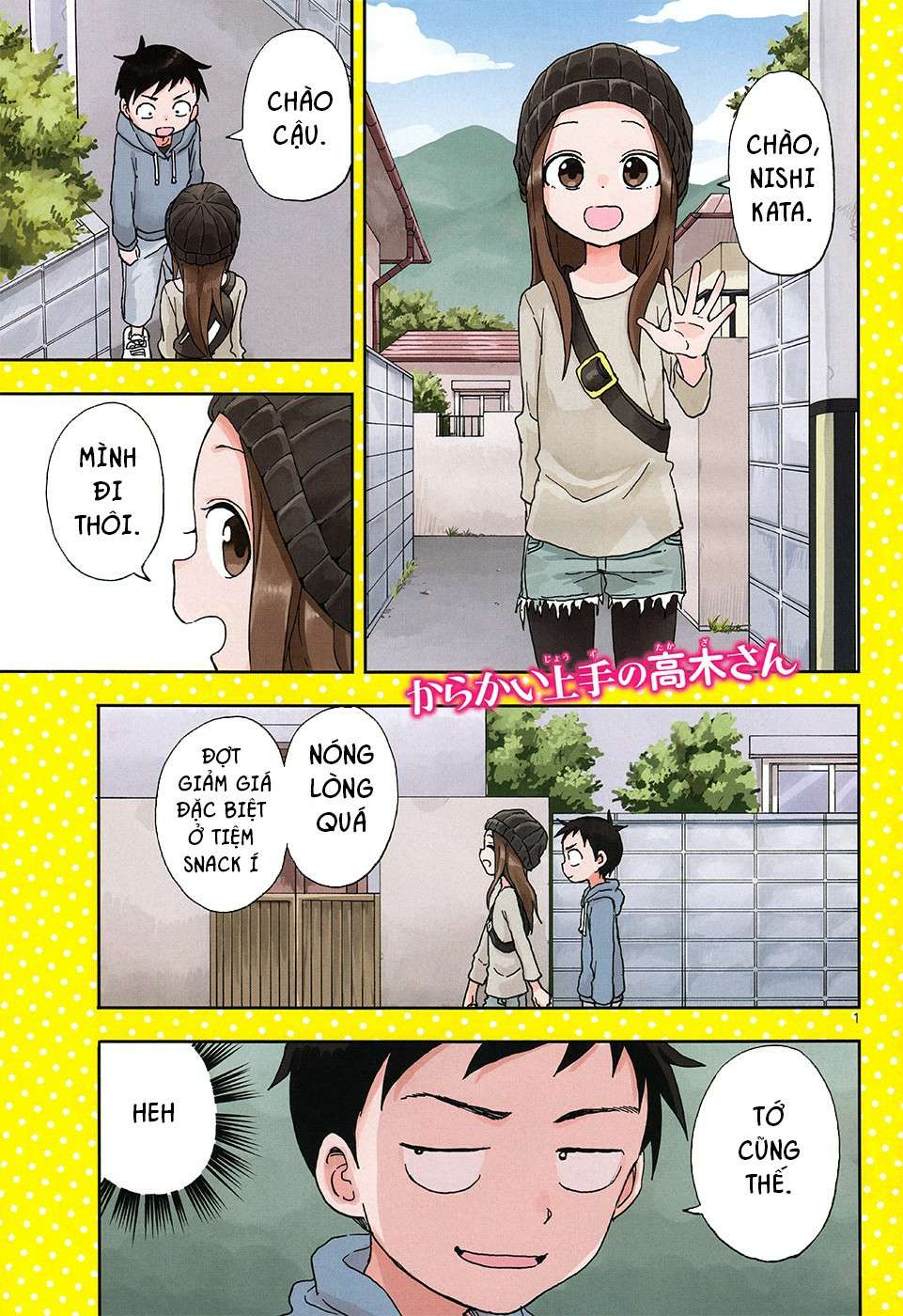 Karakai Jouzu No Takagi-San - Trang 2