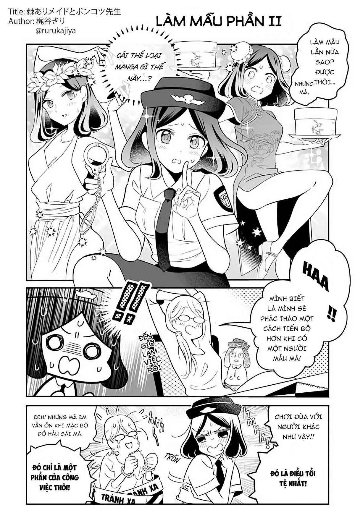 The Prickly Maid And Clumsy Mangaka - Trang 2