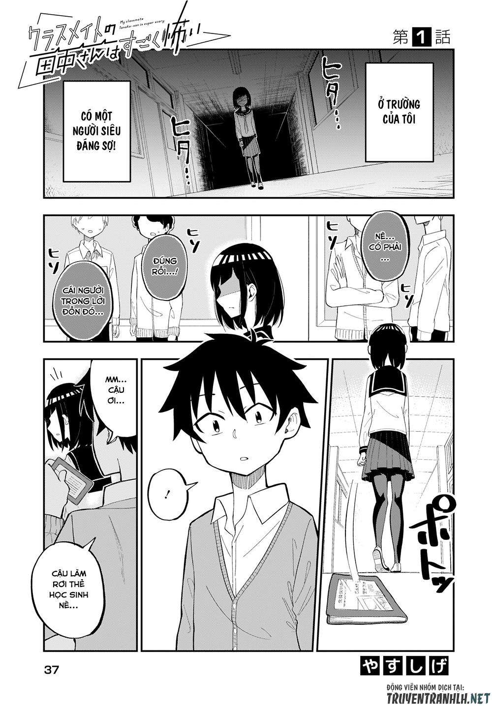 Classmate No Tanaka-San Wa Sugoku Kowai - Trang 1