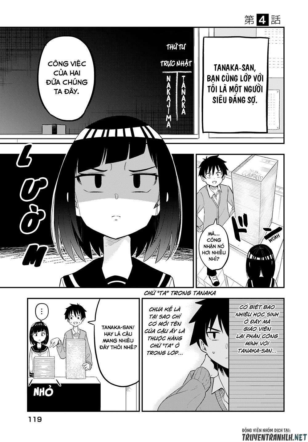 Classmate No Tanaka-San Wa Sugoku Kowai - Trang 1