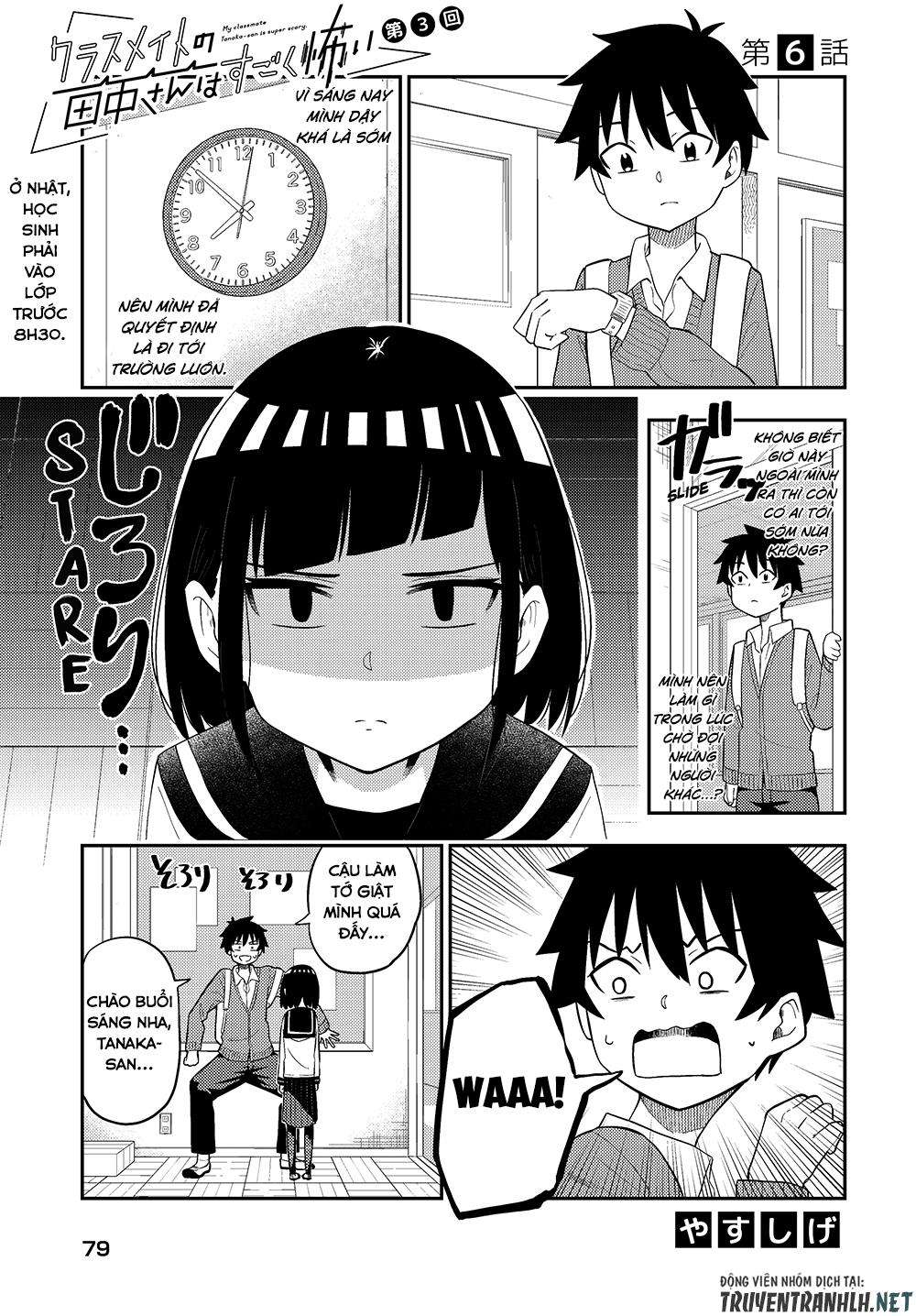 Classmate No Tanaka-San Wa Sugoku Kowai - Trang 1