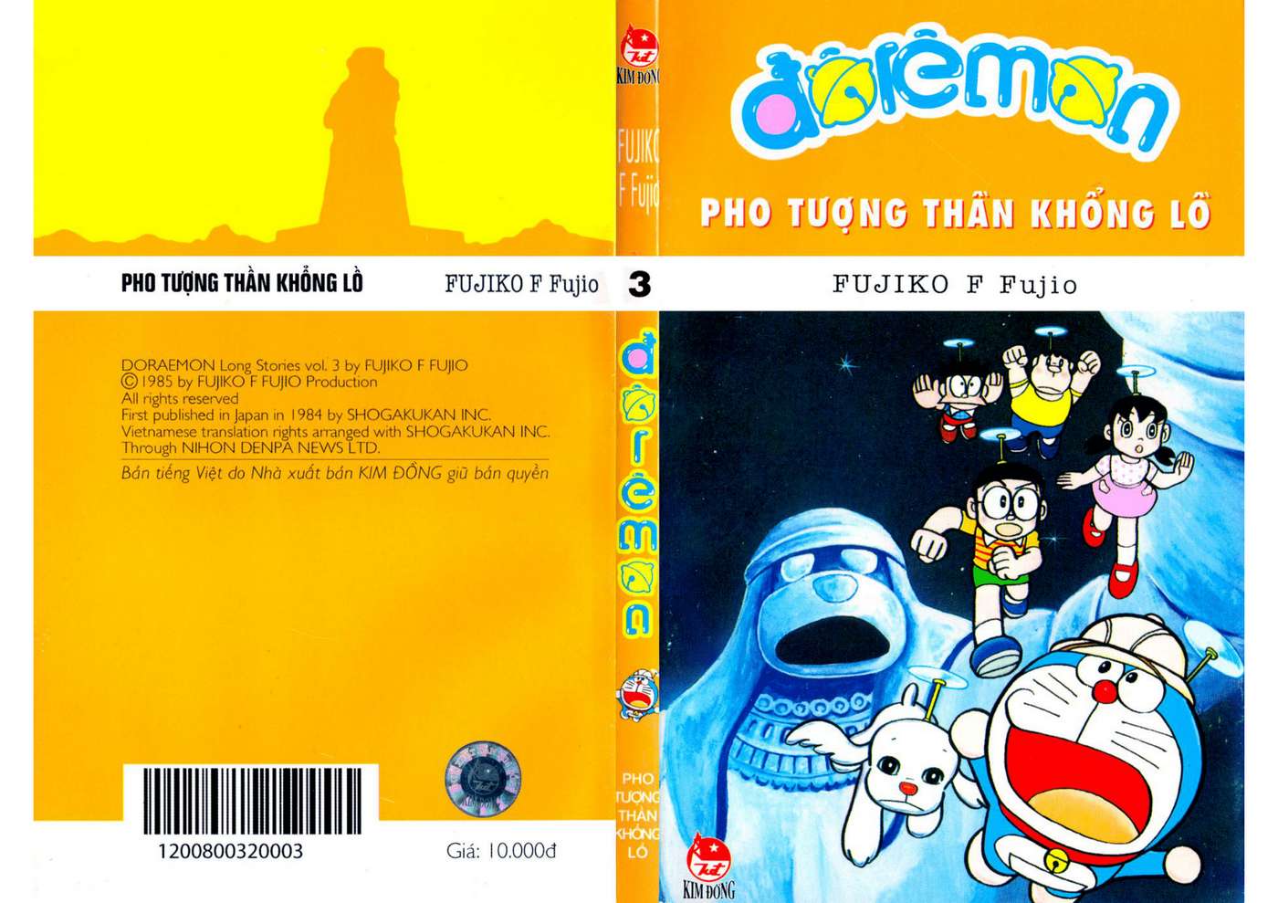 Doraemon Truyện Dài Tập 3: Pho Tượng Thần Khổng Lồ - Trang 1